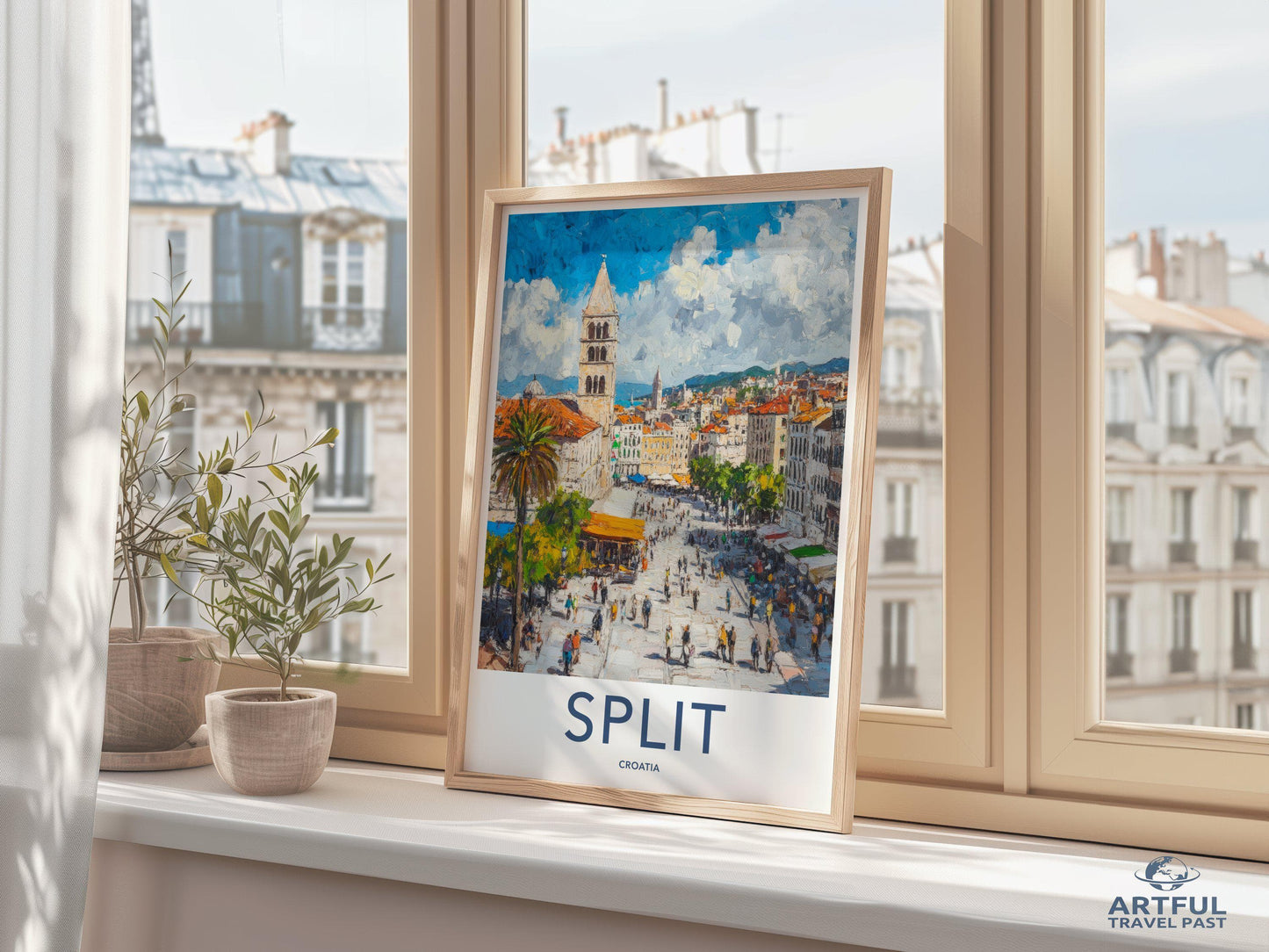Split Poster - Croatia Wall Art