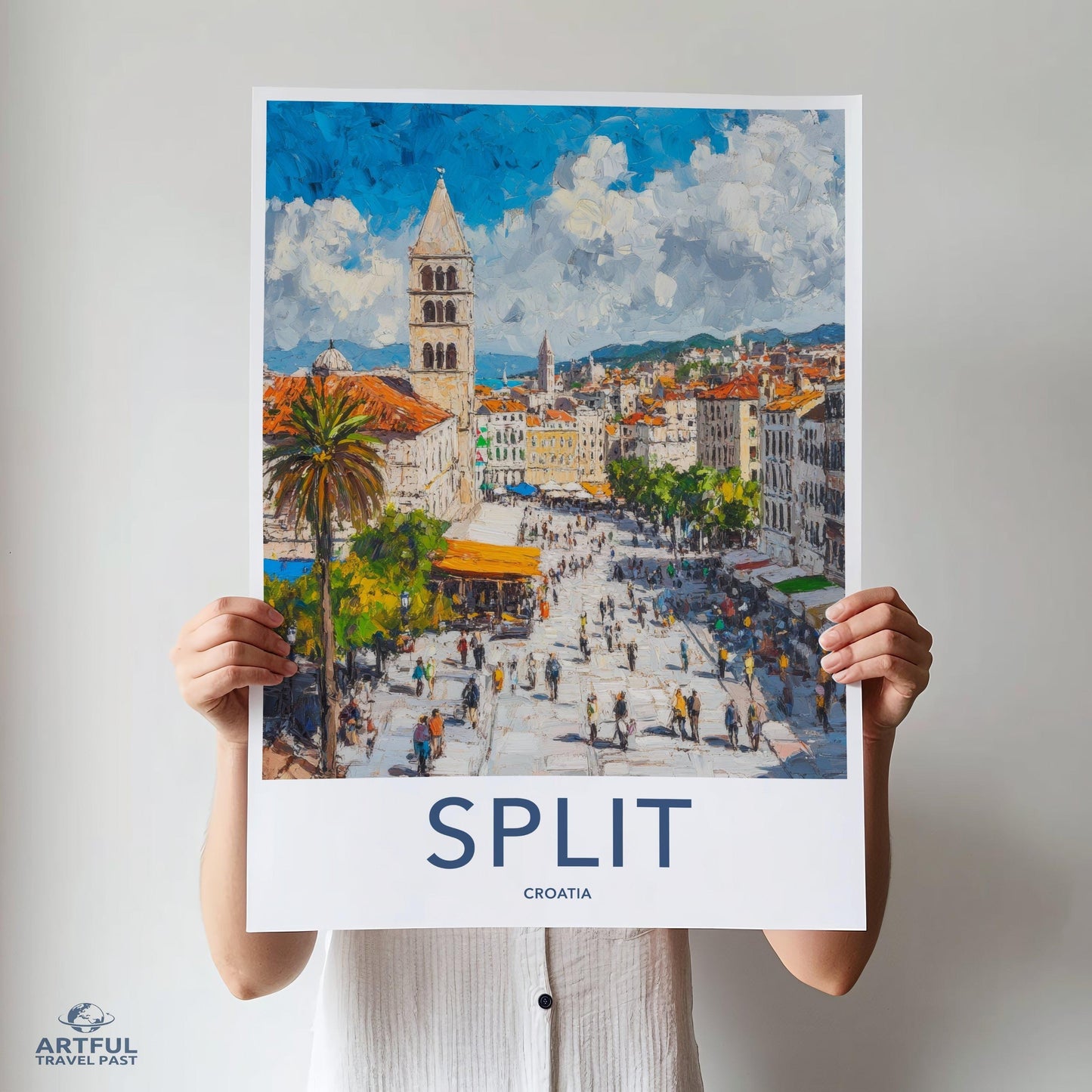 Split Poster - Croatia Wall Art