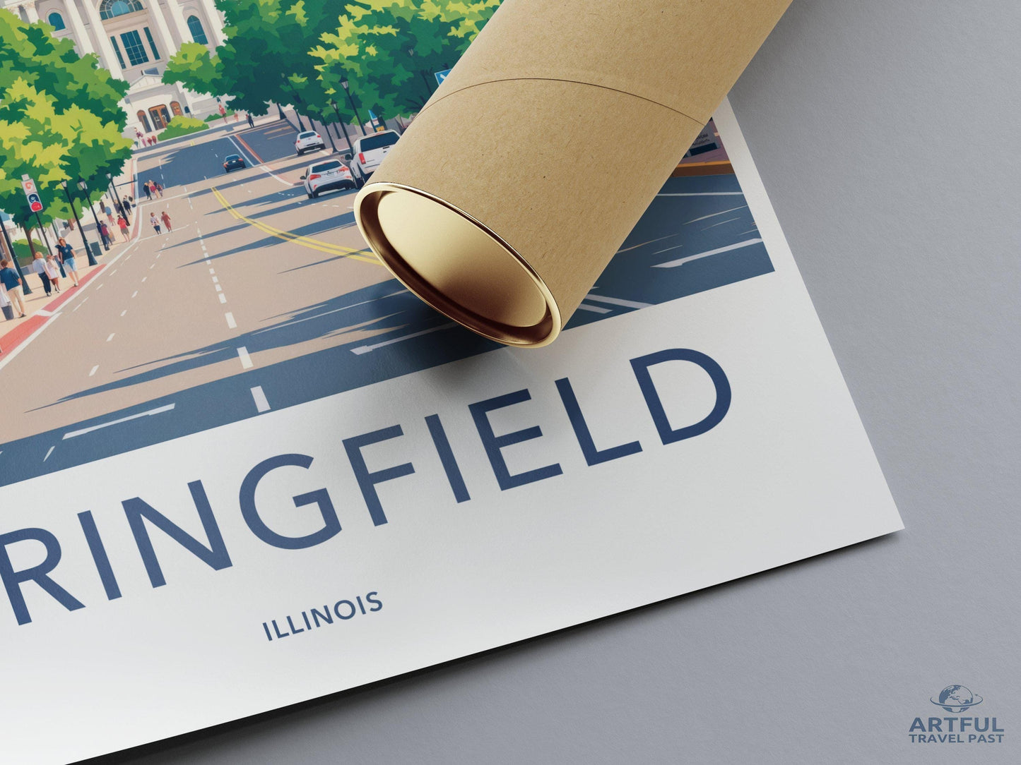 Springfield Poster - Illinois Wall Art