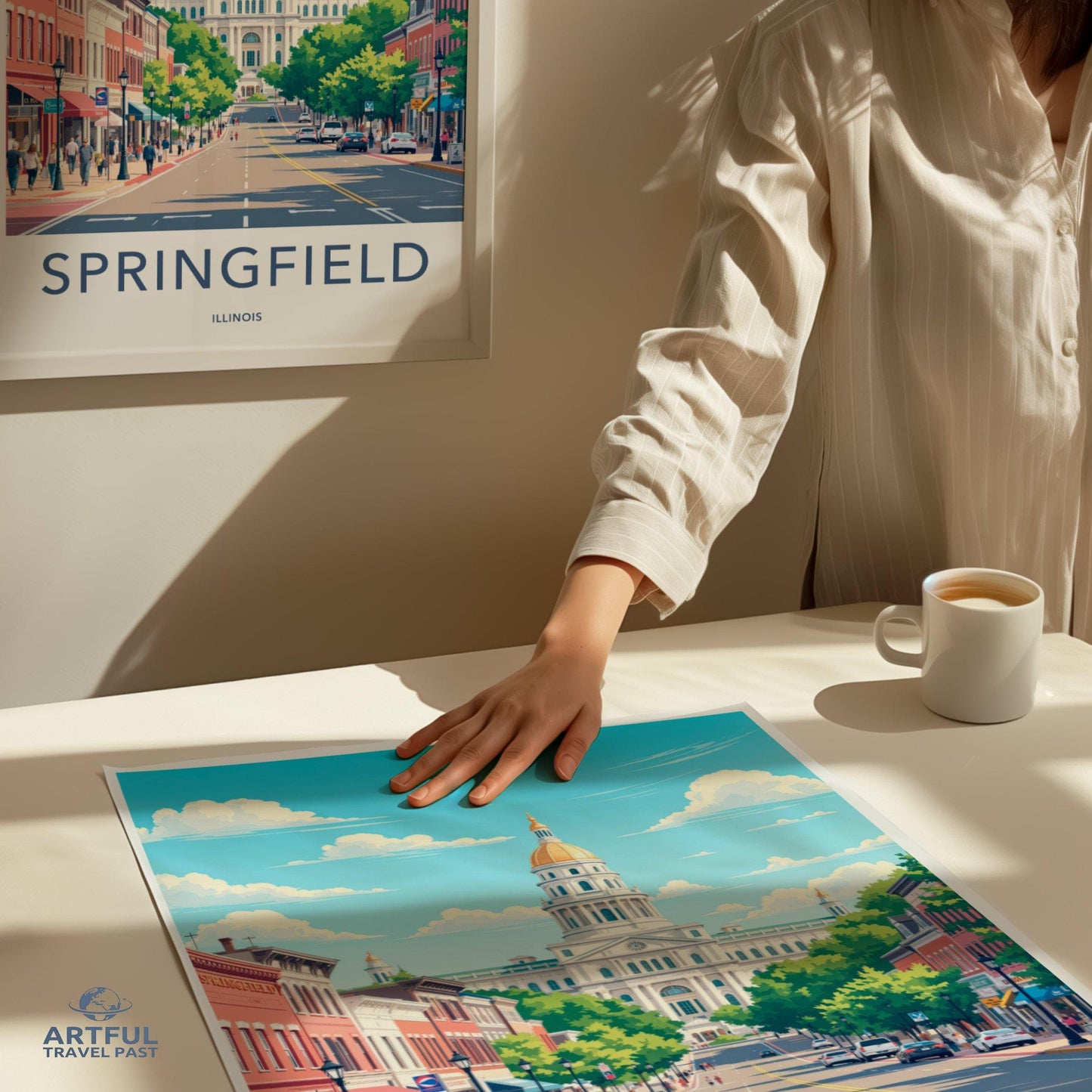 Springfield Poster - Illinois Wall Art