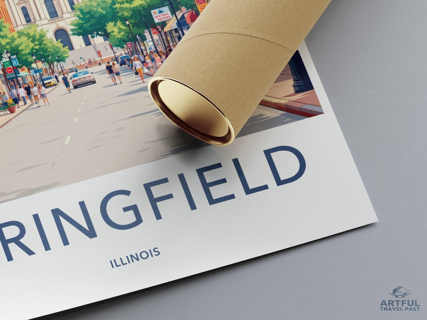 Springfield Poster - Illinois Wall Art