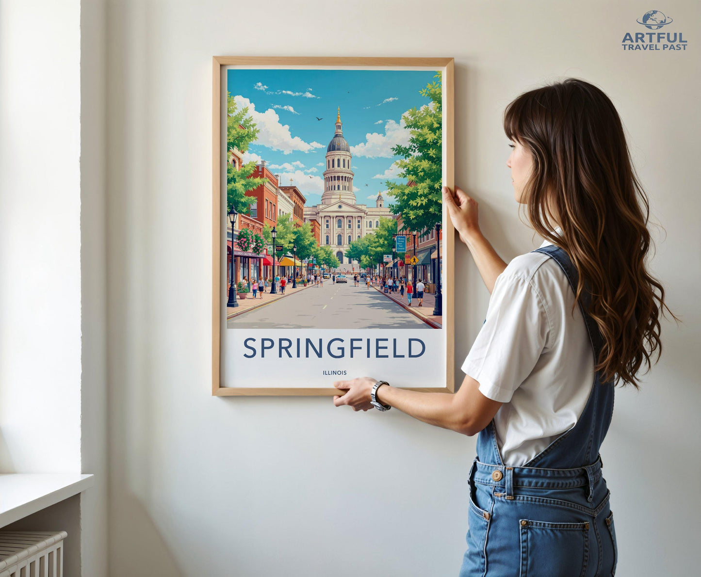 Springfield Poster - Illinois Wall Art