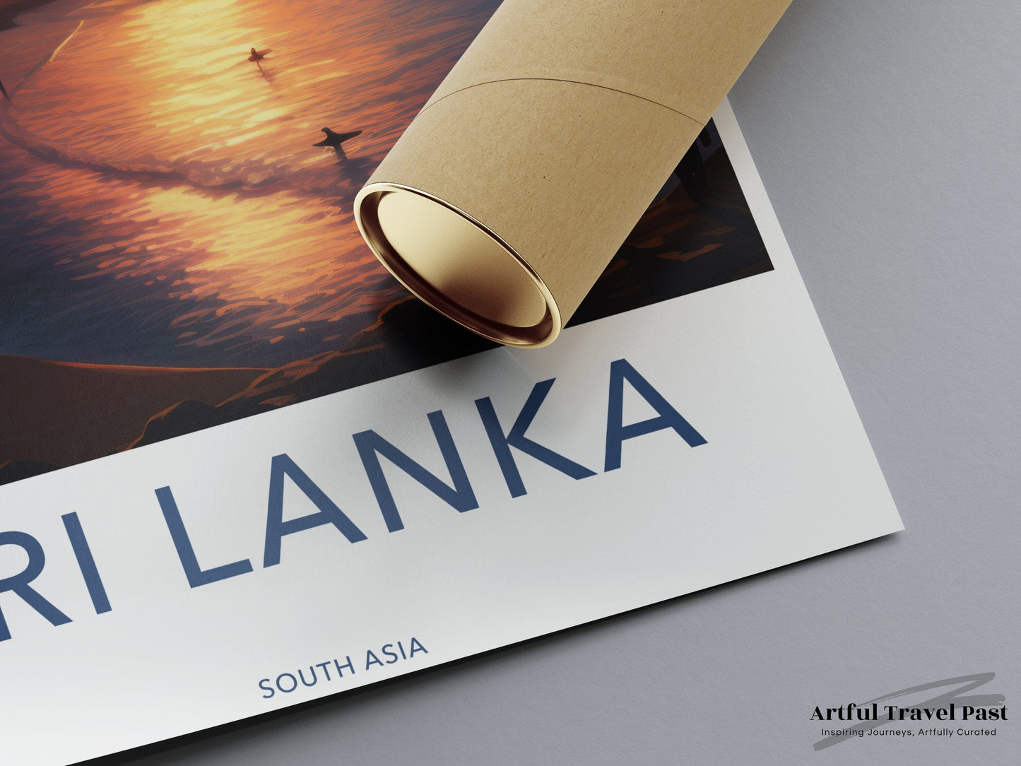 Sri Lanka Sunset Poster | South Asia Wall Art