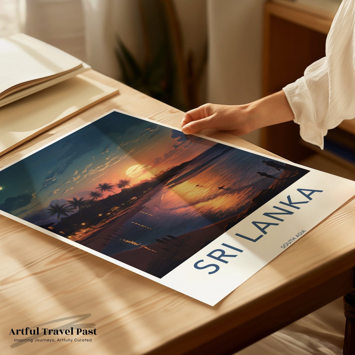 Sri Lanka Sunset Poster | South Asia Wall Art