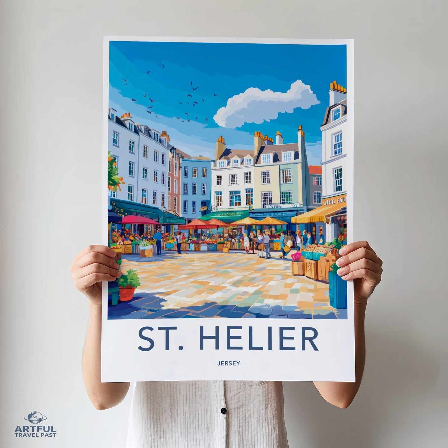 St. Helier Poster - Jersey Wall Art