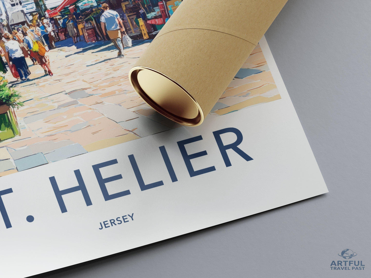 St. Helier Poster | Jersey Wall Art | UK Decor