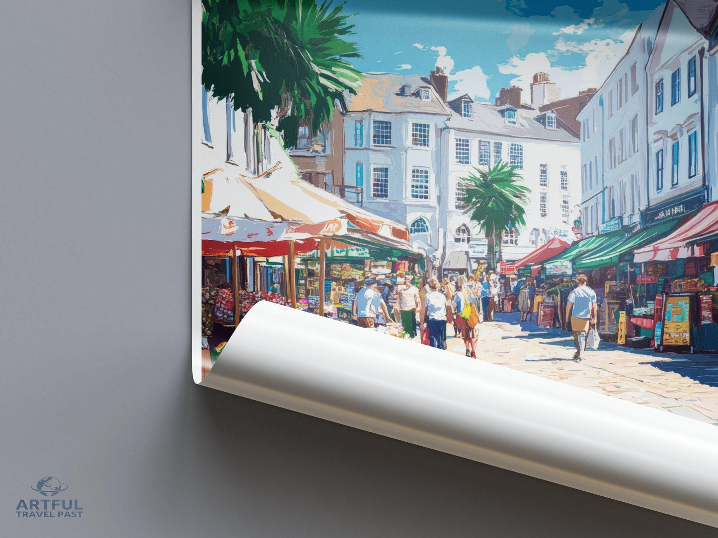 St. Helier Poster | Jersey Wall Art | UK Decor