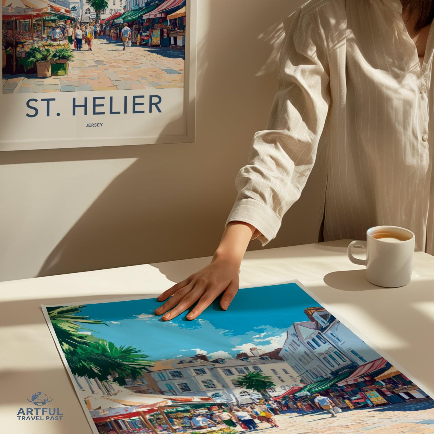 St. Helier Poster | Jersey Wall Art | UK Decor