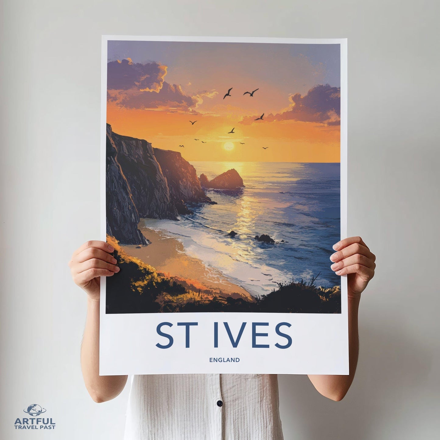 St Ives Poster - Cornwall Wall Art
