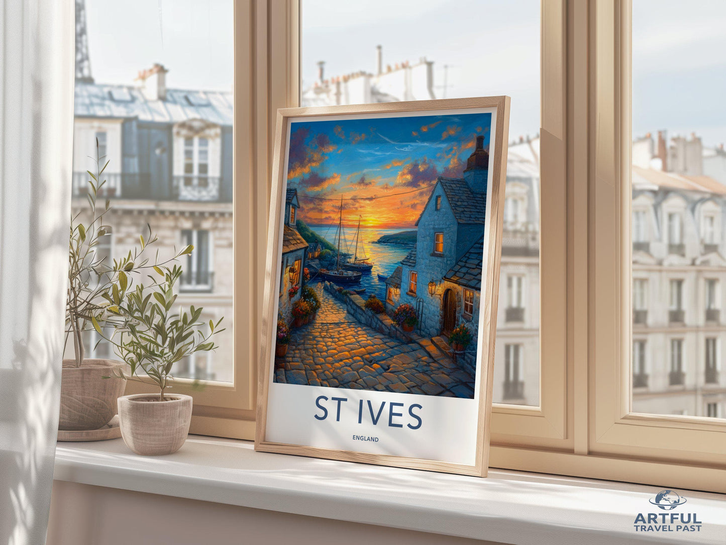 St Ives Poster - England Wall Art