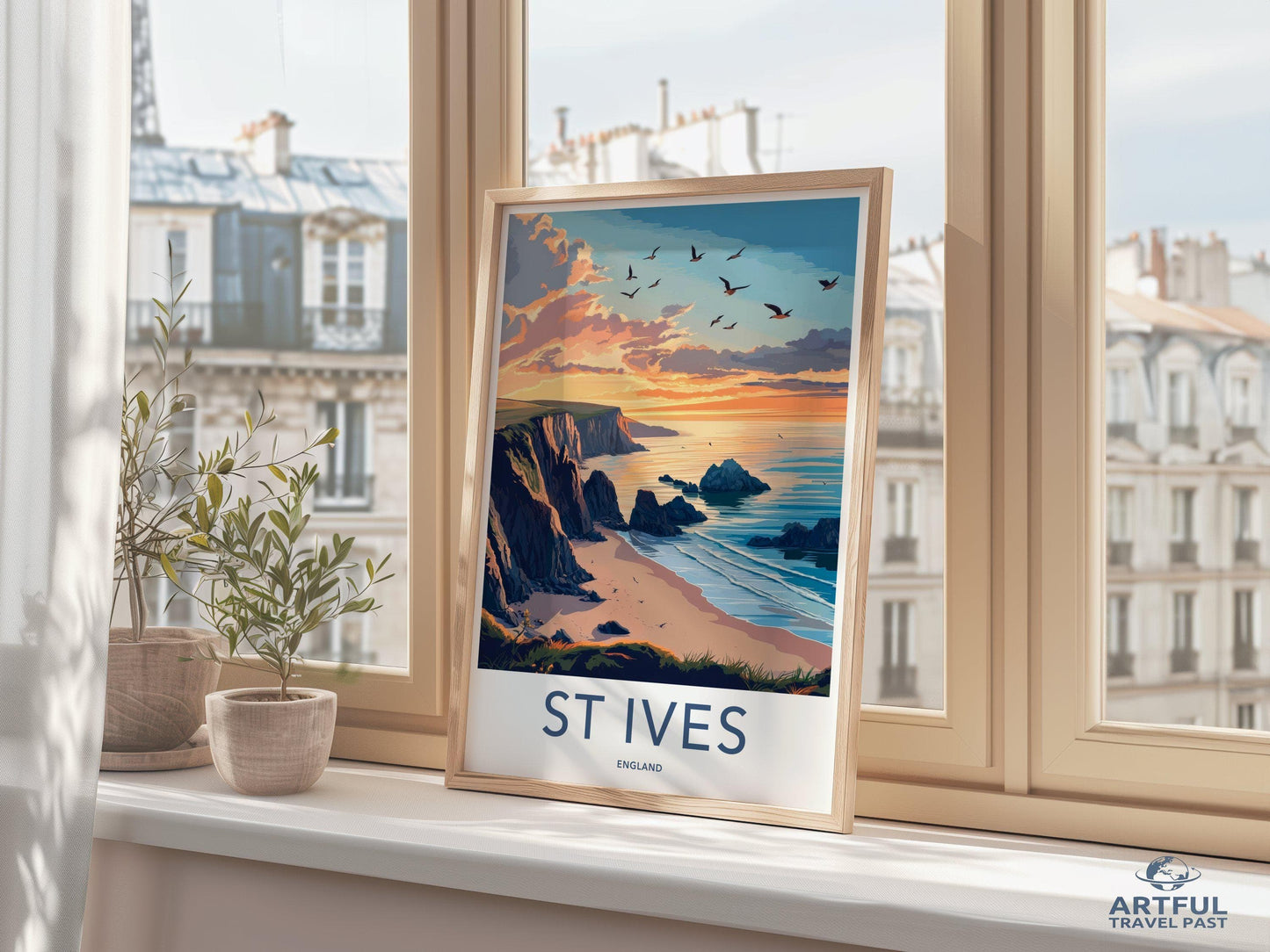 St Ives Poster - England Wall Art