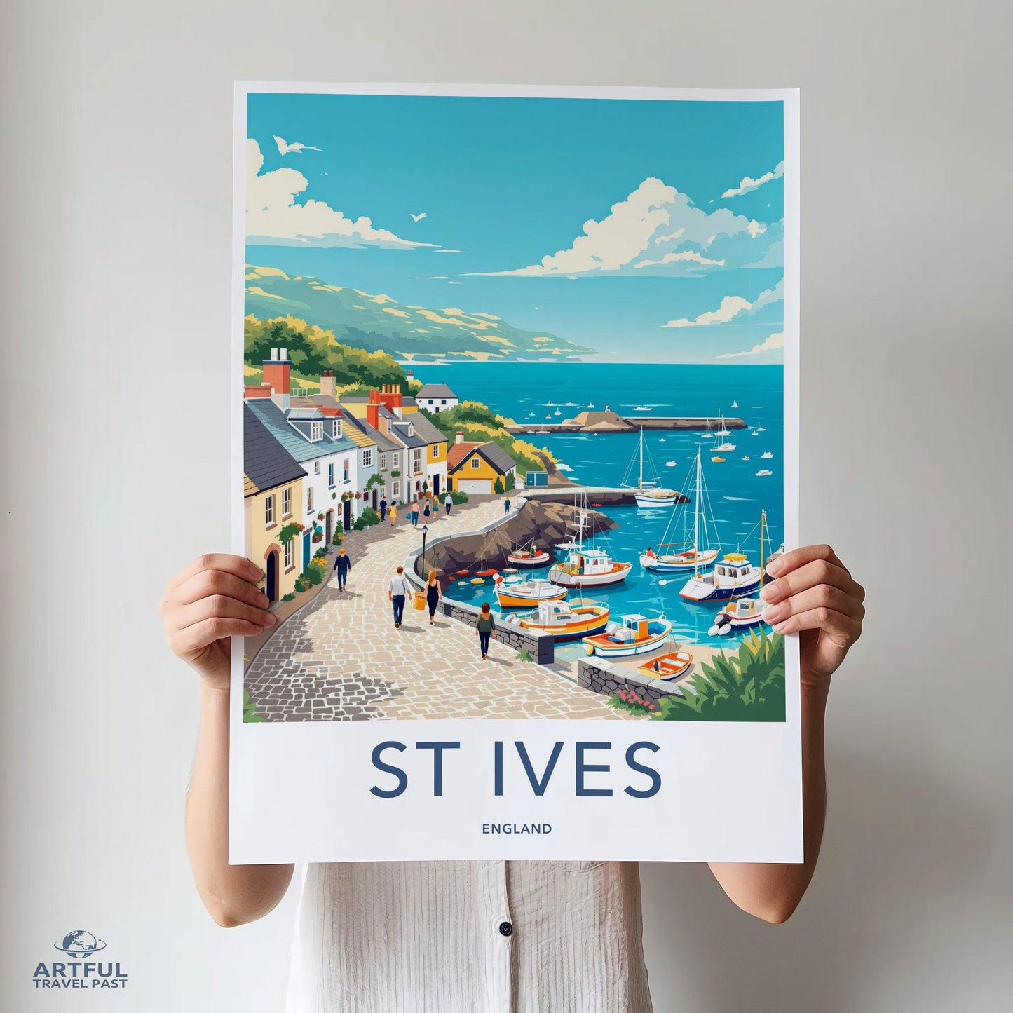 St Ives Poster - England Wall Art