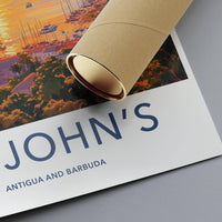 St. John’s Poster - Antigua and Barbuda