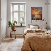 St. John’s Poster - Antigua and Barbuda