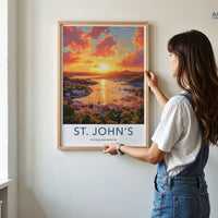St. John’s Poster - Antigua and Barbuda