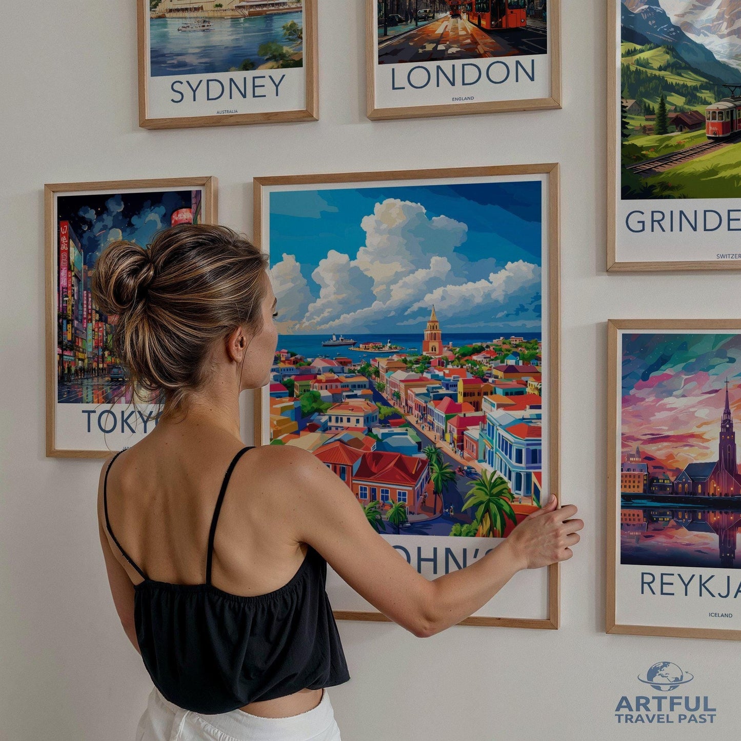 St. John’s Poster | Antigua and Barbuda Wall Art