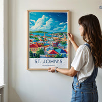 St. John’s Poster - Antigua and Barbuda Wall Art