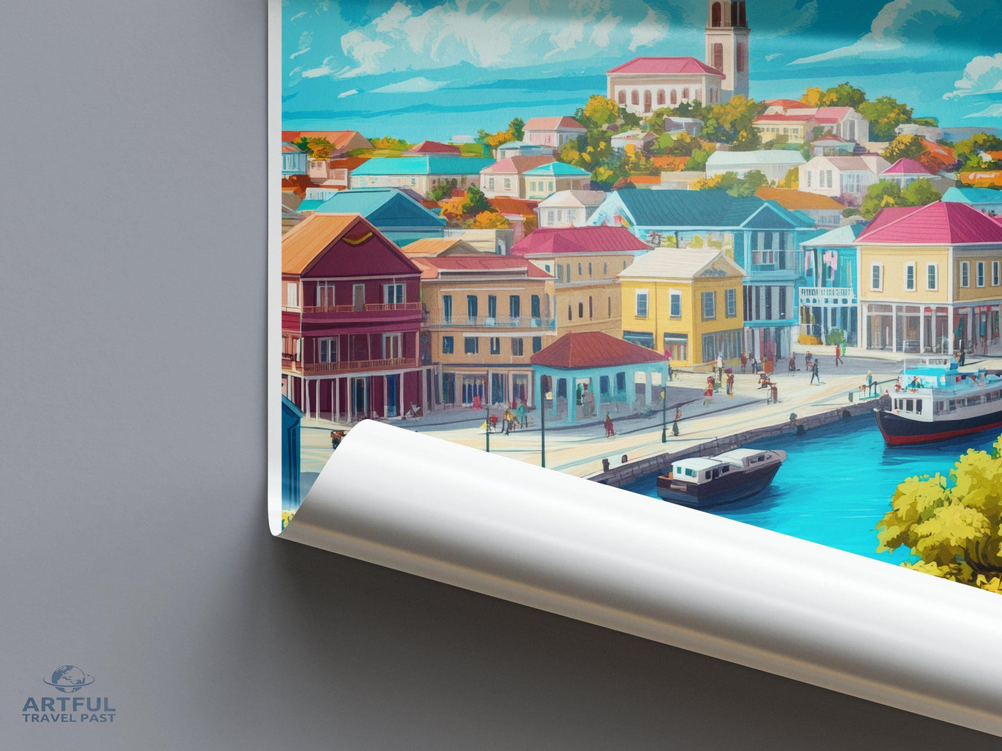 St. John’s Poster - Antigua and Barbuda Wall Art