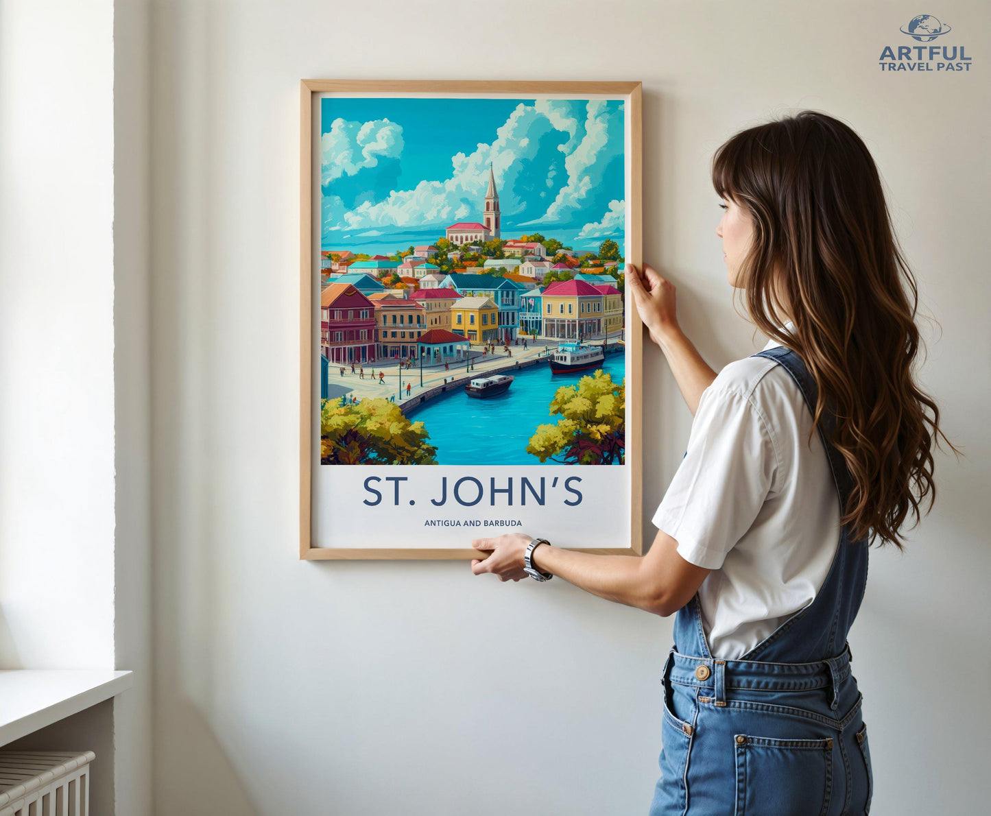 St. John’s Poster - Antigua and Barbuda Wall Art