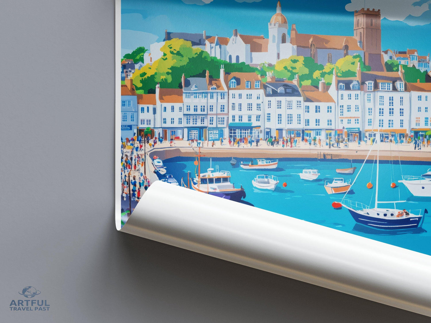 St. Peter Port Poster - Guernsey Wall Art
