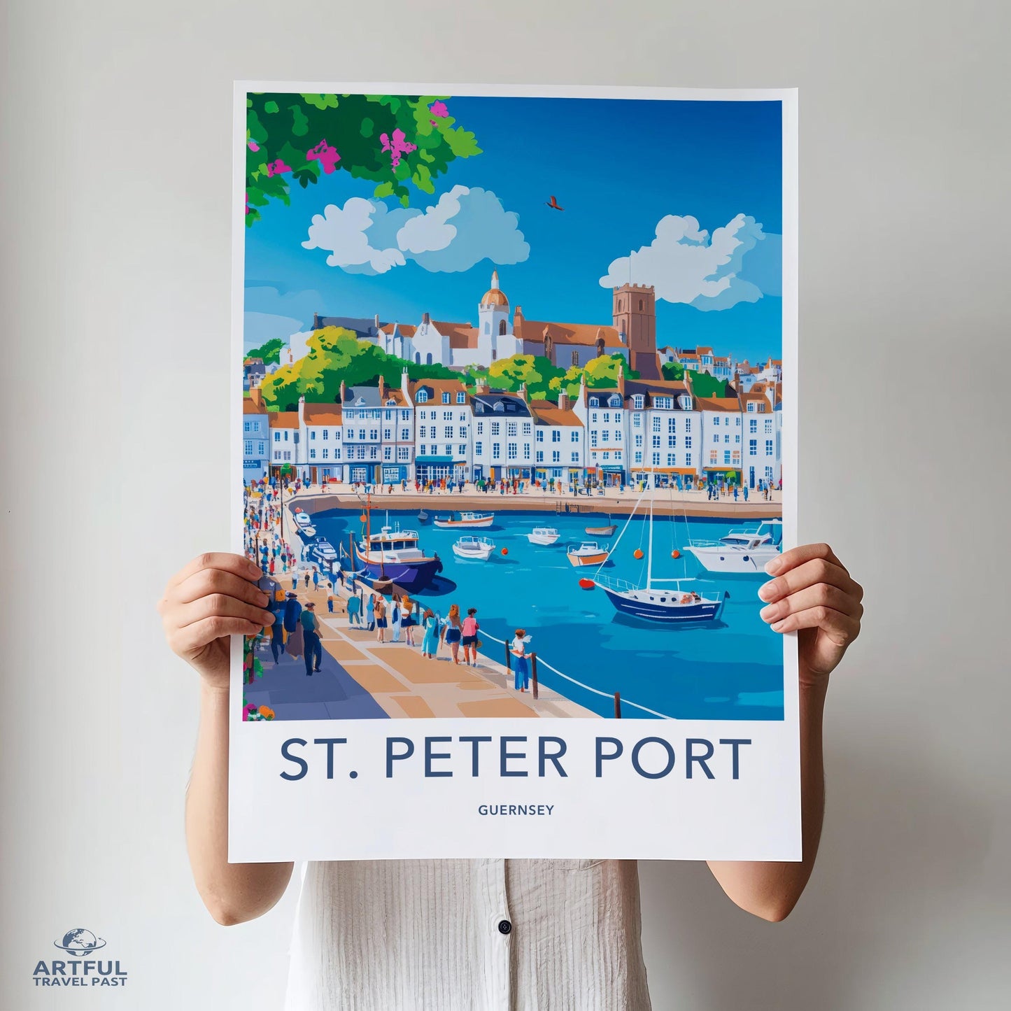 St. Peter Port Poster - Guernsey Wall Art