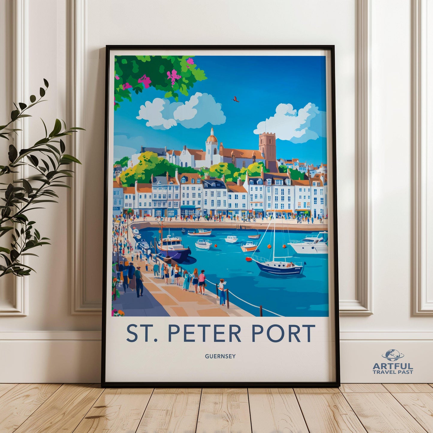 St. Peter Port Poster - Guernsey Wall Art