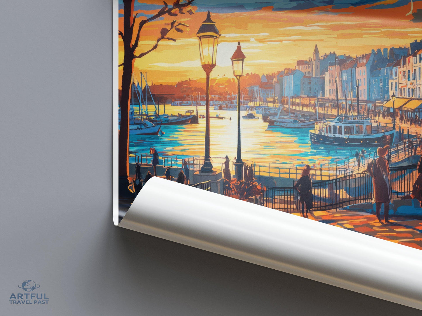 St. Peter Port Poster | Guernsey Wall Art