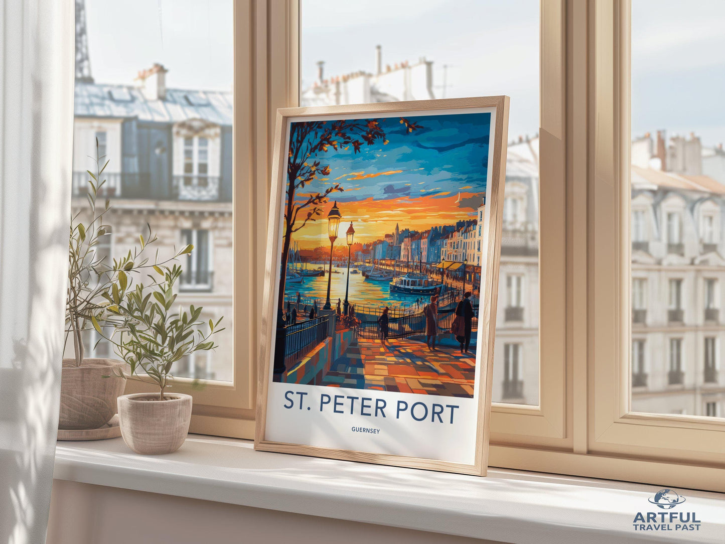 St. Peter Port Poster | Guernsey Wall Art
