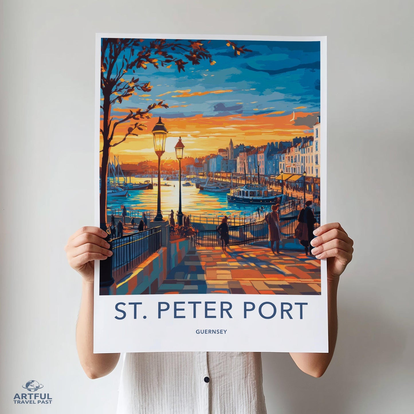 St. Peter Port Poster | Guernsey Wall Art