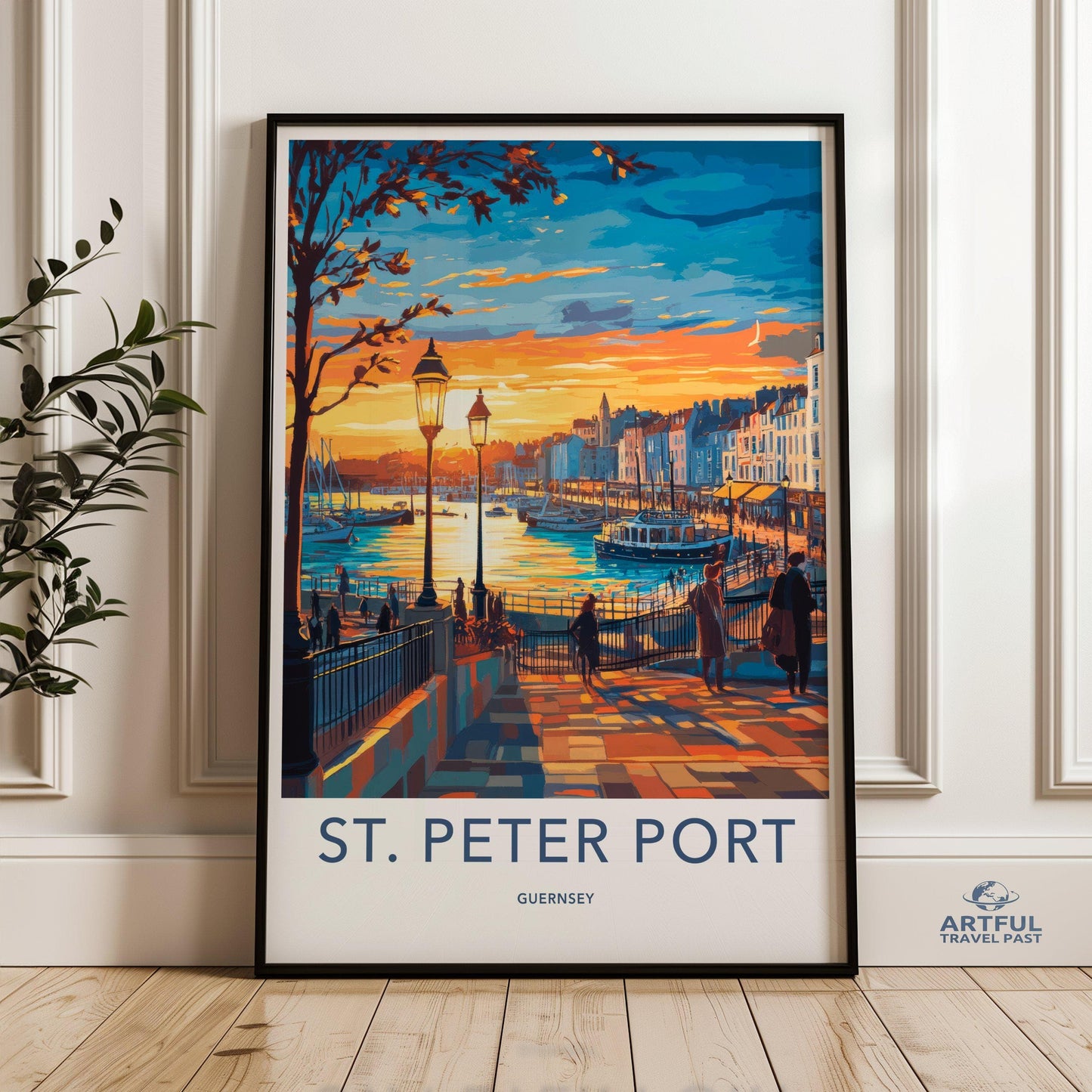 St. Peter Port Poster | Guernsey Wall Art