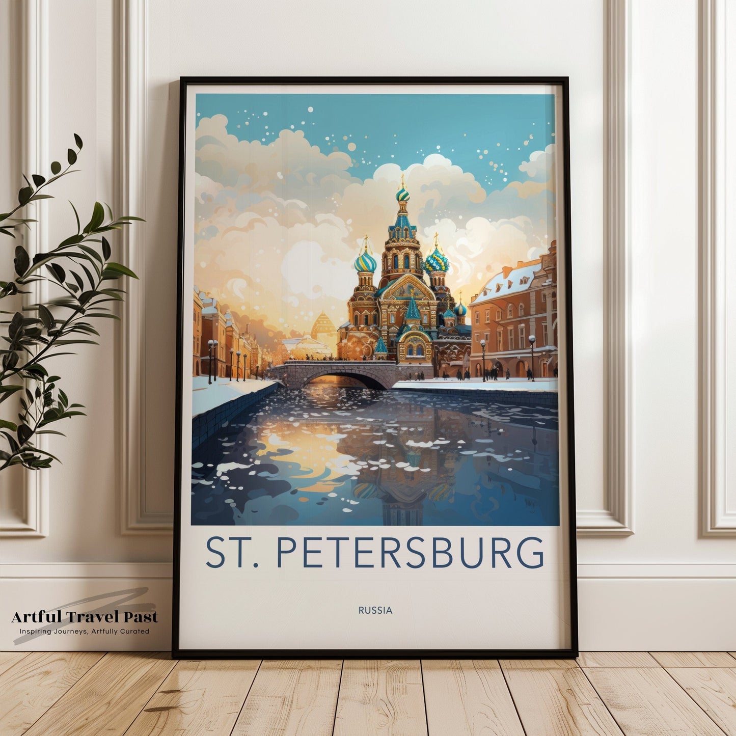 St. Petersburg Poster - Russia Wall Art