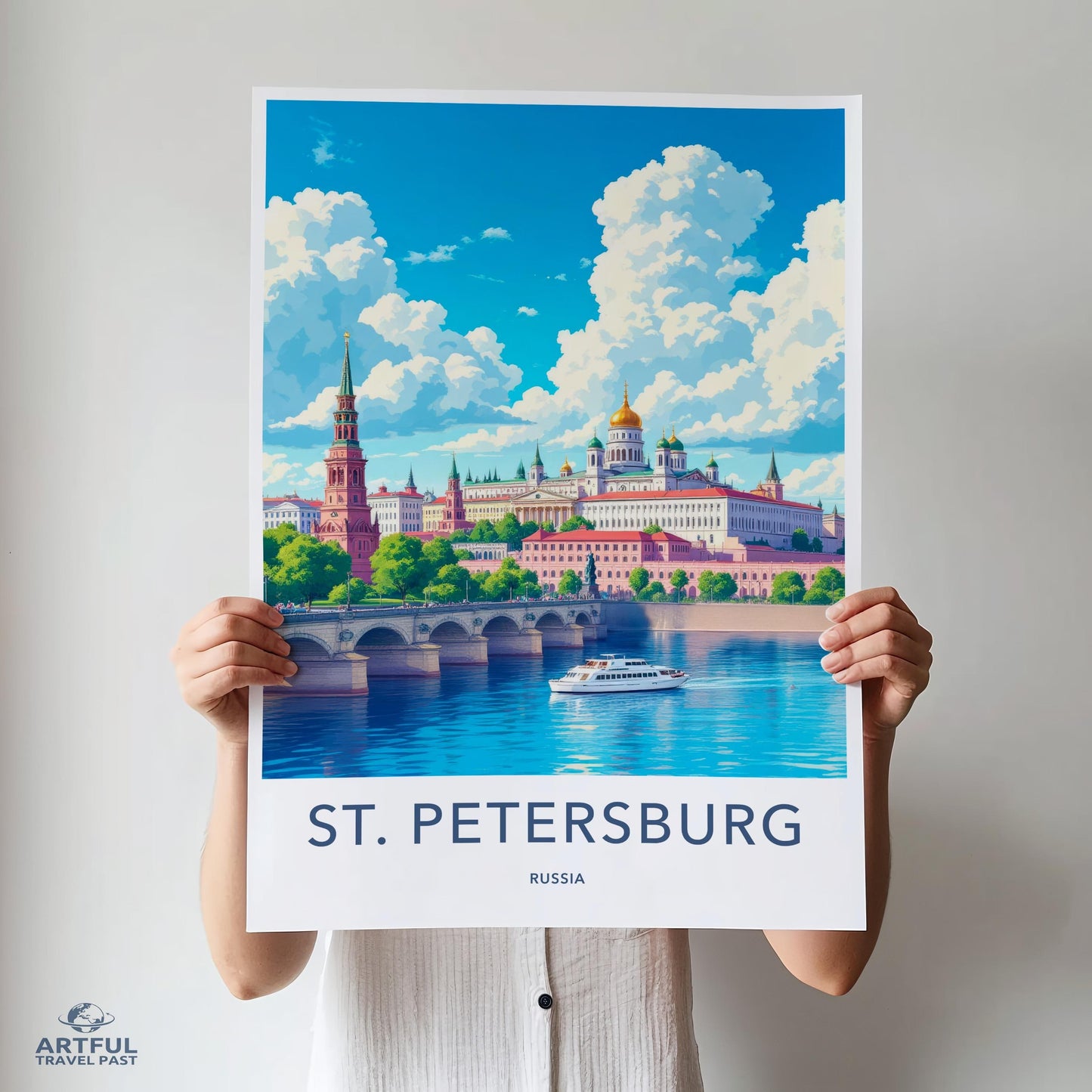 St. Petersburg Poster - Russia Wall Art