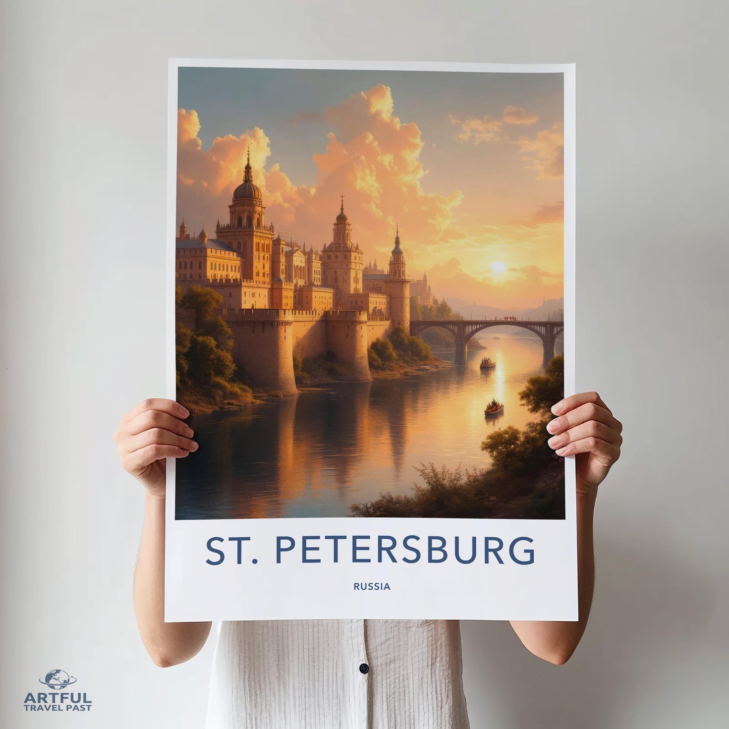 St. Petersburg Poster - Russia Wall Art