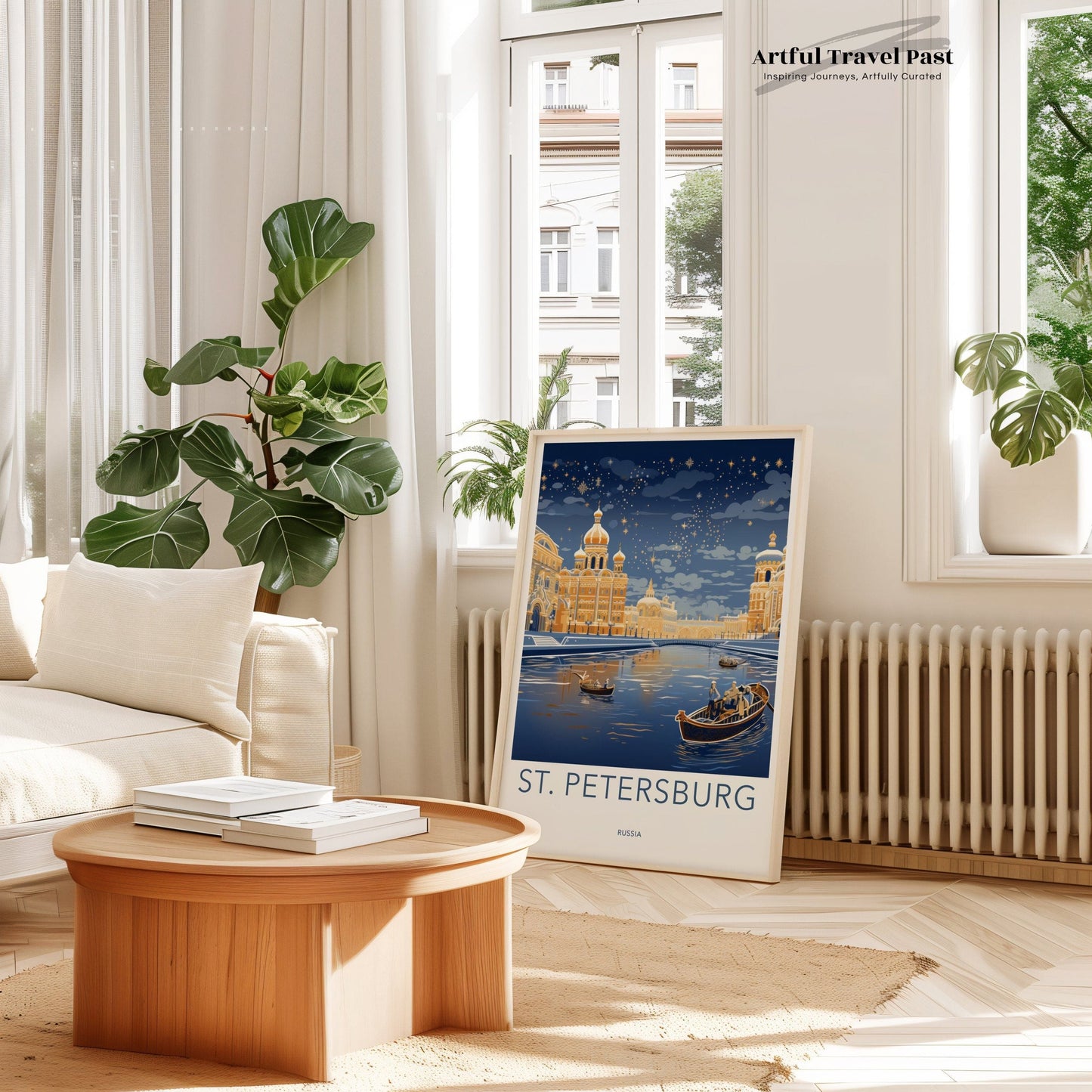 St. Petersburg Poster | Russia Wall Art | Eastern Europe Decor
