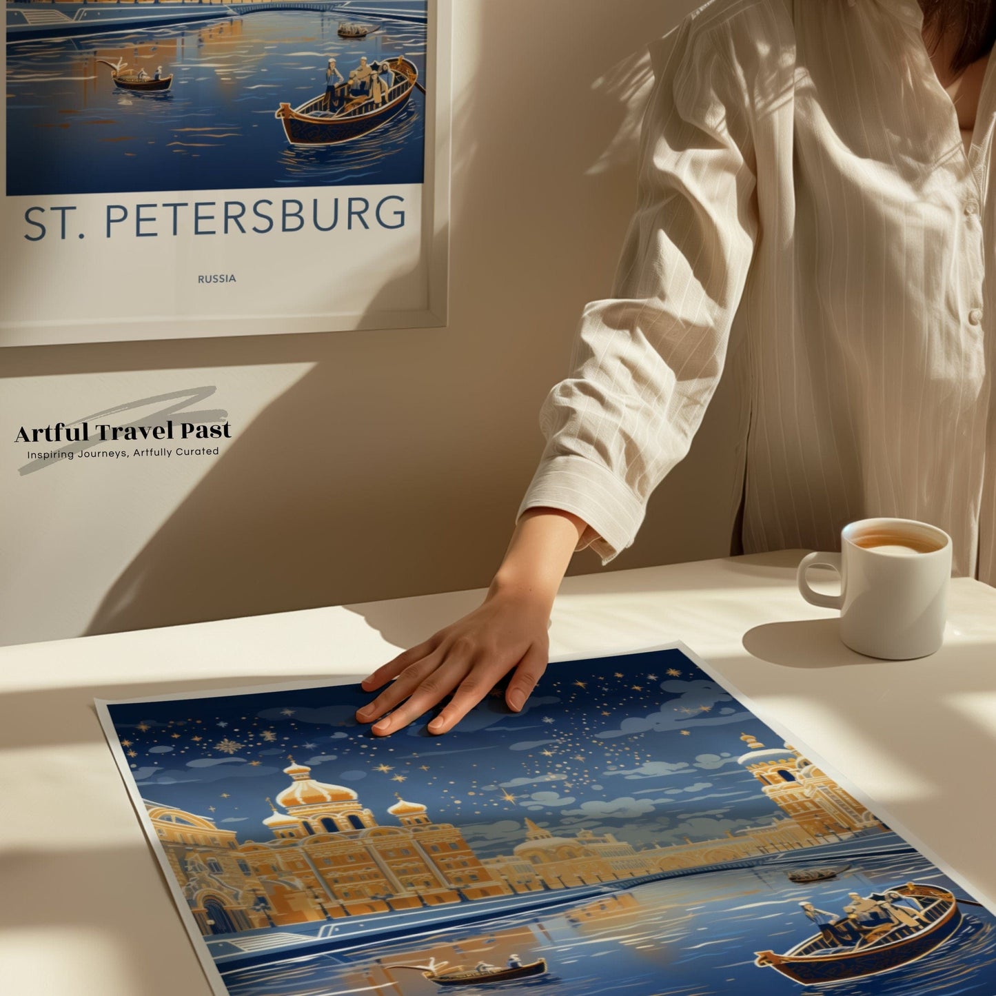 St. Petersburg Poster | Russia Wall Art | Eastern Europe Decor