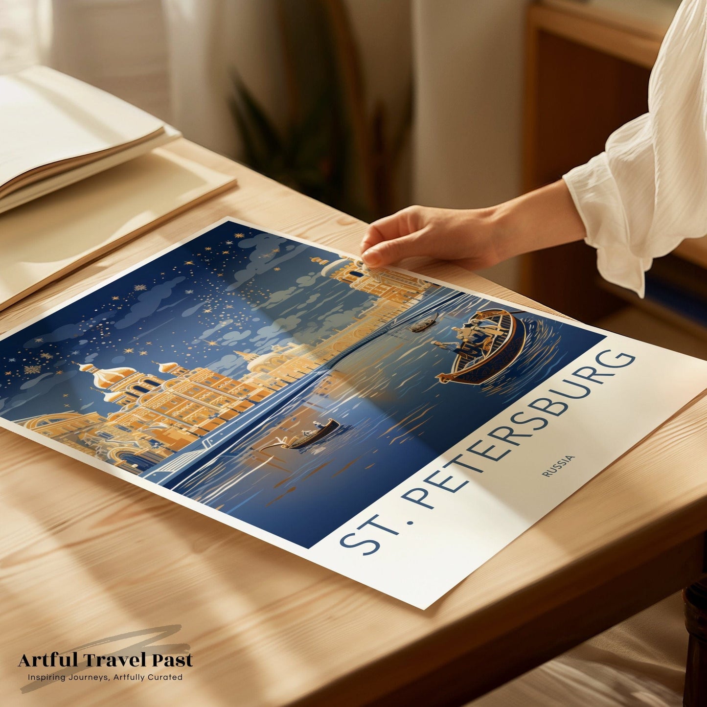 St. Petersburg Poster | Russia Wall Art | Eastern Europe Decor
