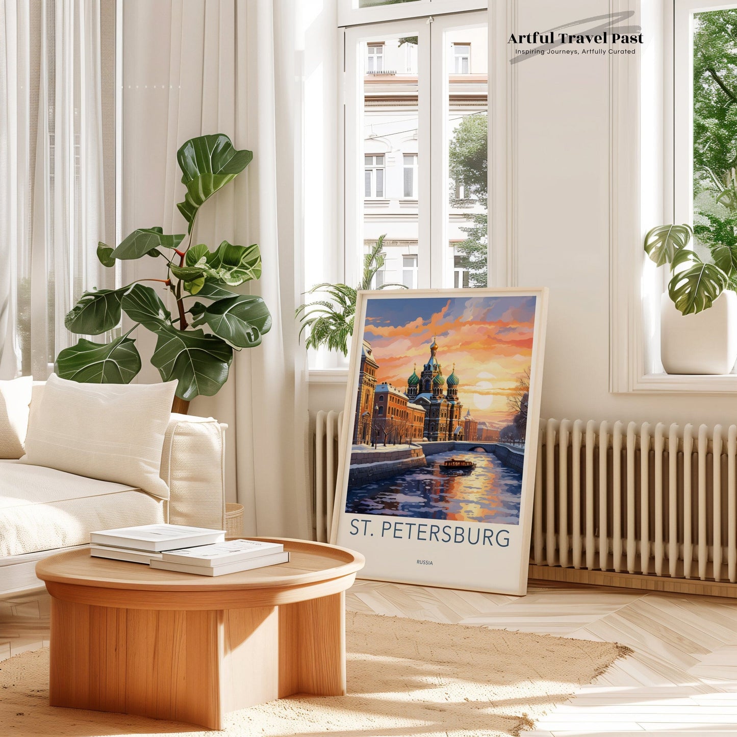 St. Petersburg Poster | Russia Wall Art | Eastern Europe Decor