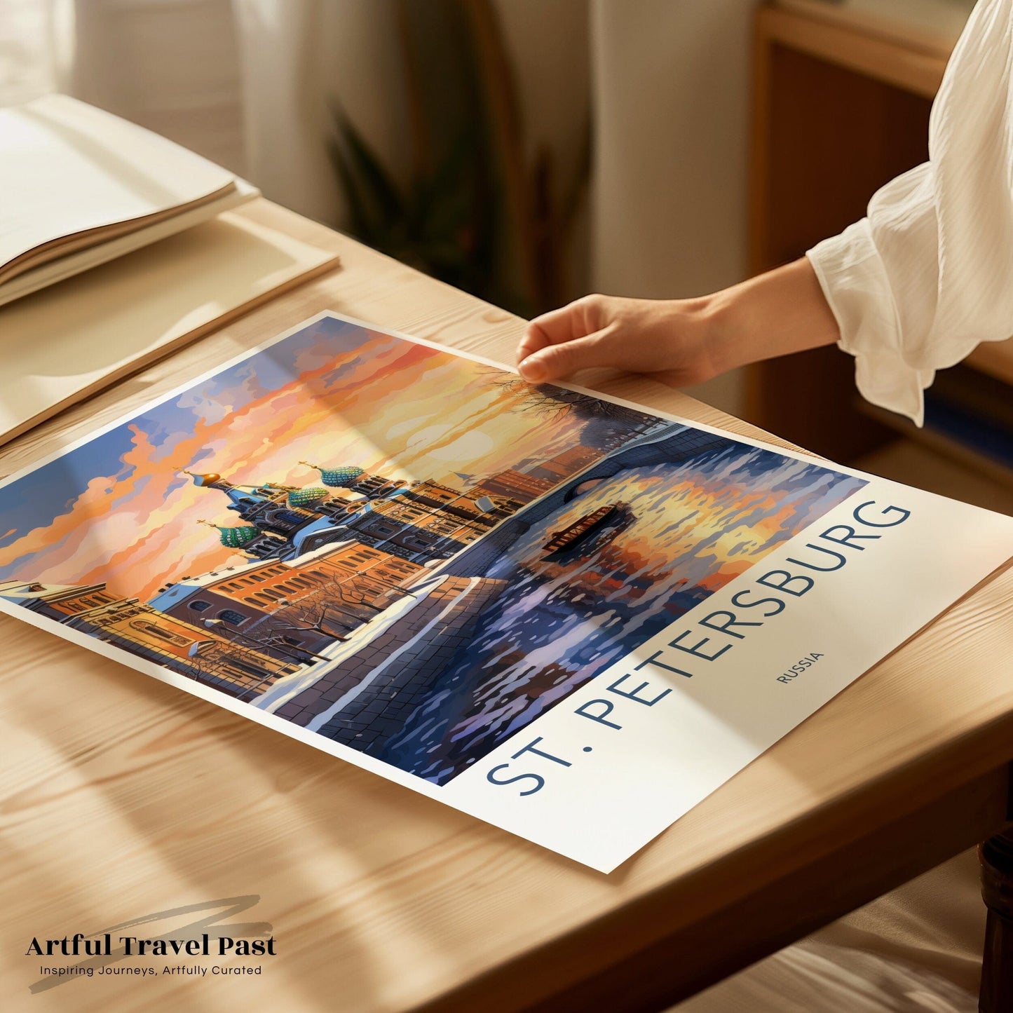 St. Petersburg Poster | Russia Wall Art | Eastern Europe Decor