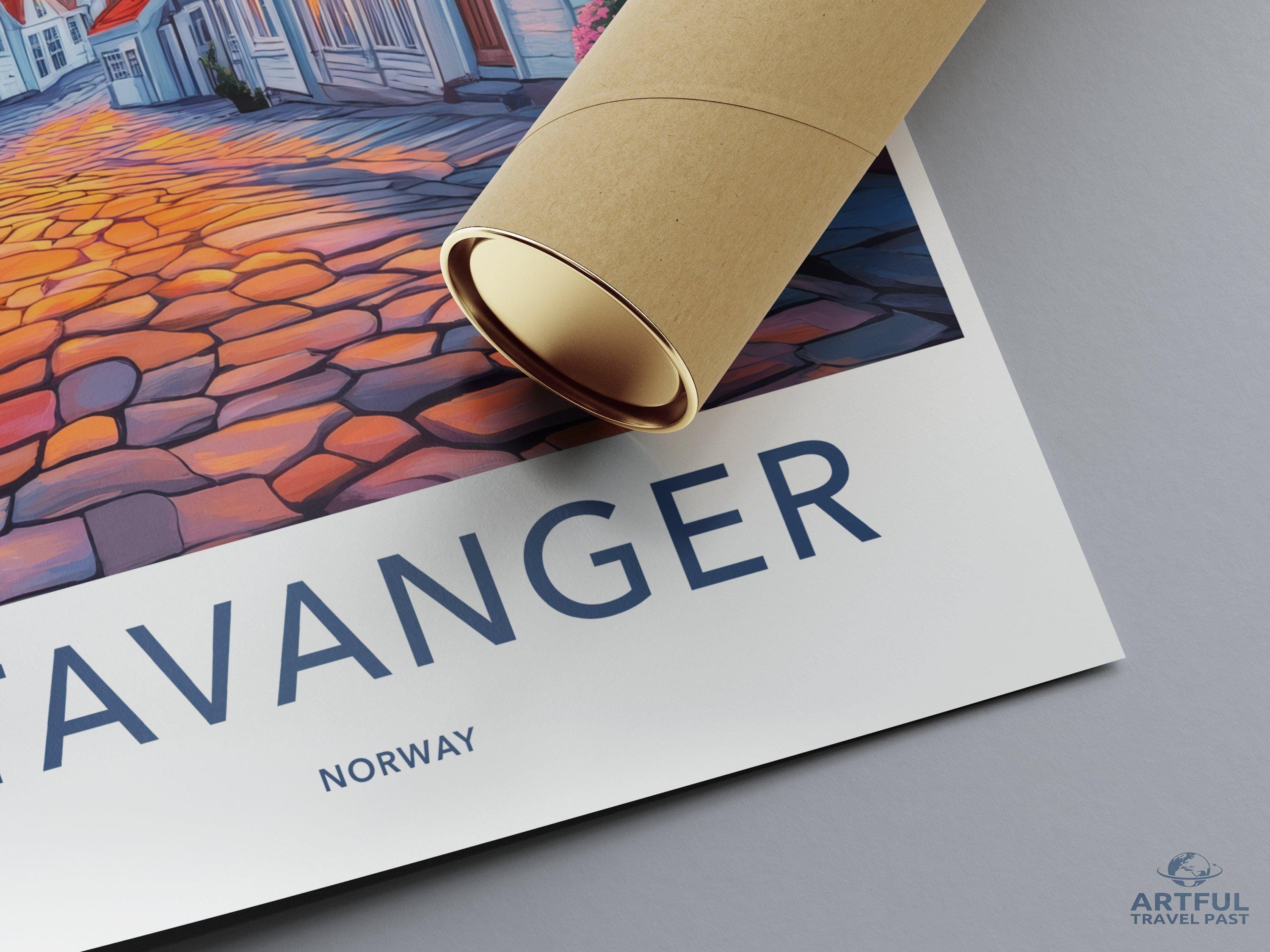 Stavanger Poster - Norway Wall Art