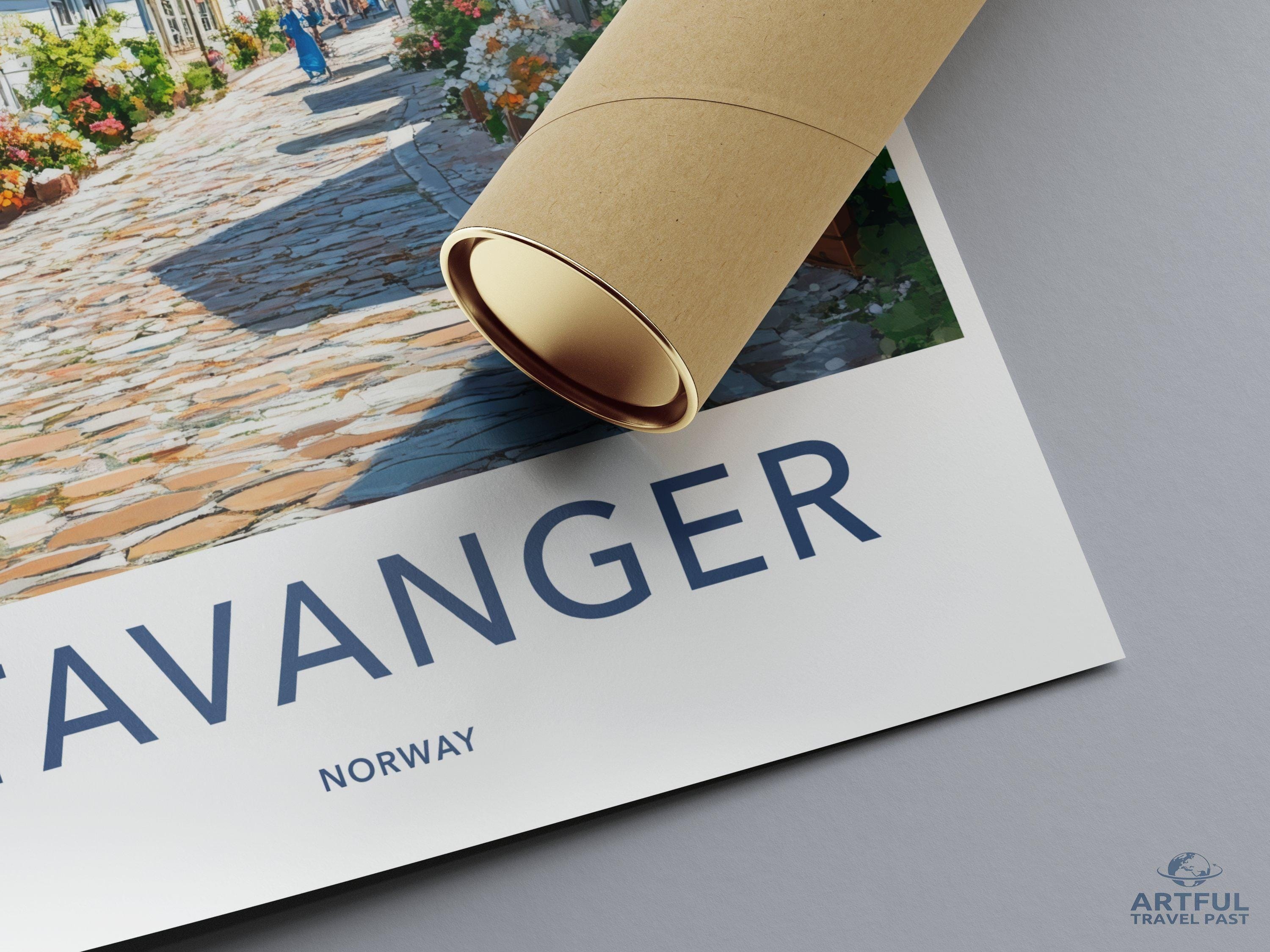 Stavanger Poster - Norway Wall Art