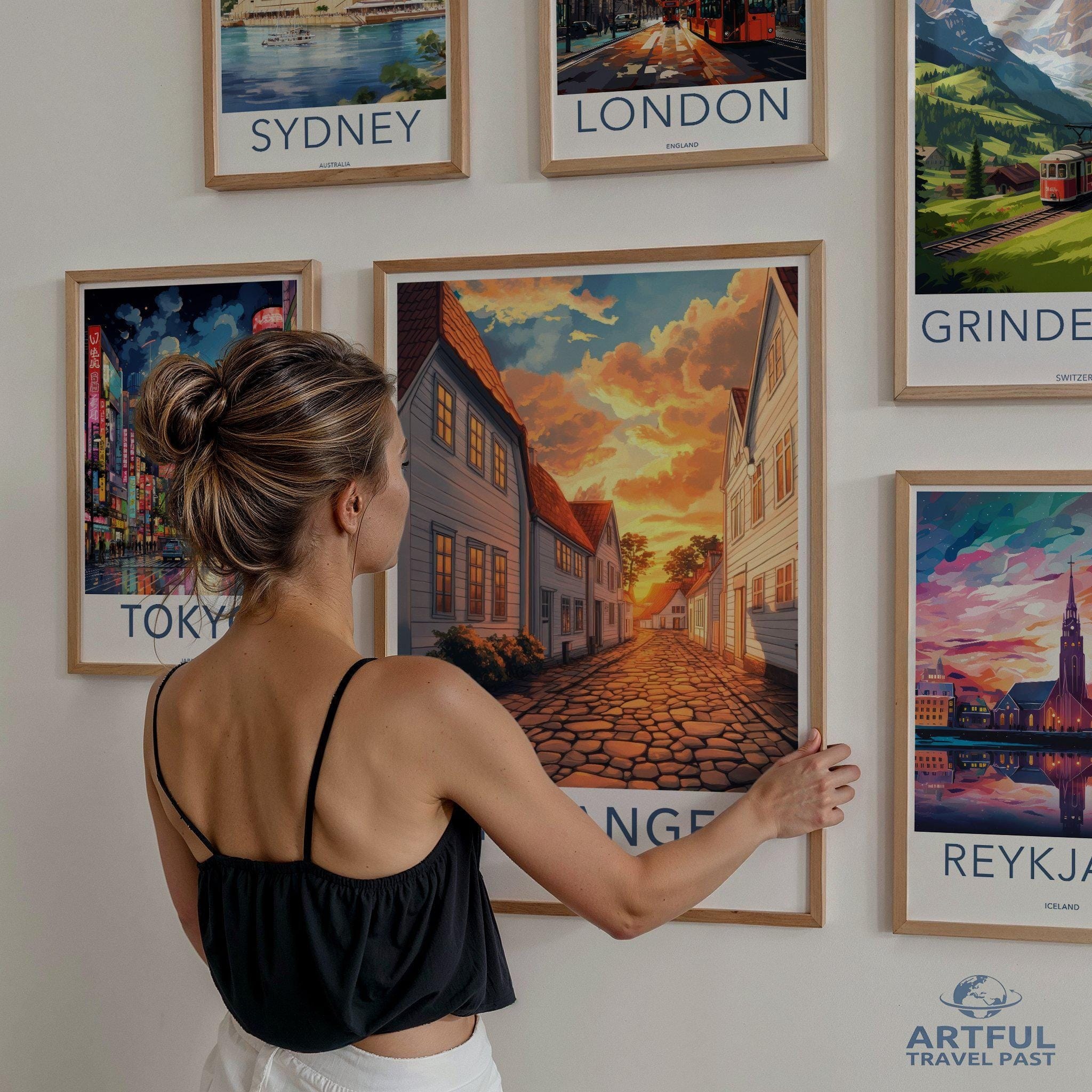 Stavanger Poster - Norway Wall Art