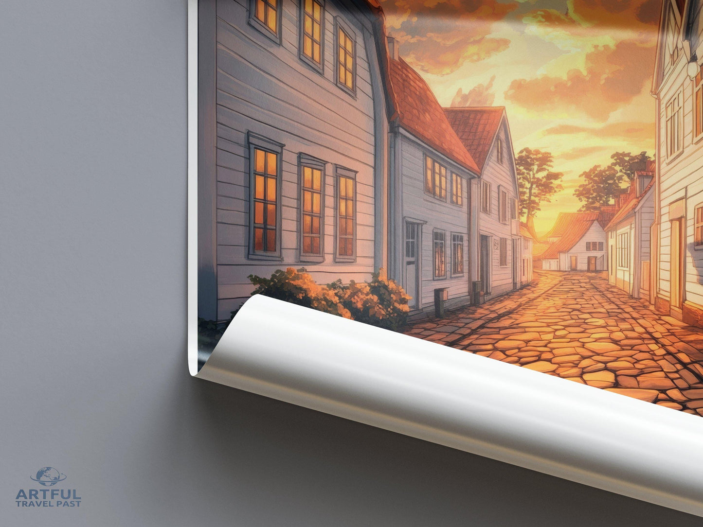 Stavanger Poster - Norway Wall Art