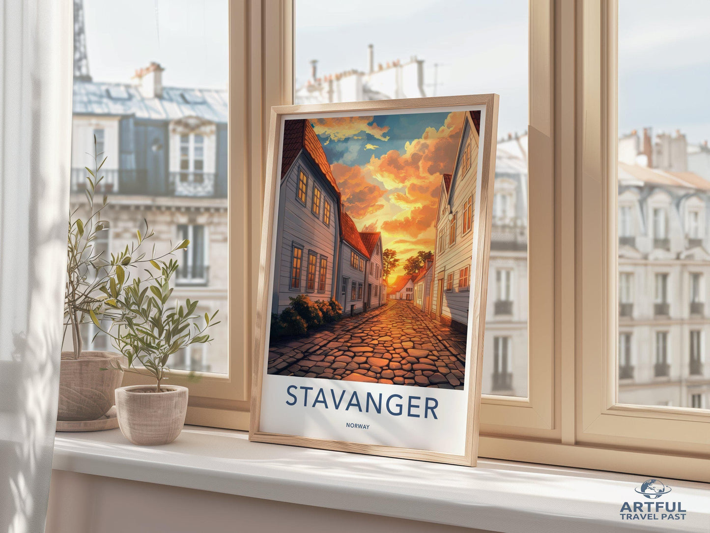 Stavanger Poster - Norway Wall Art