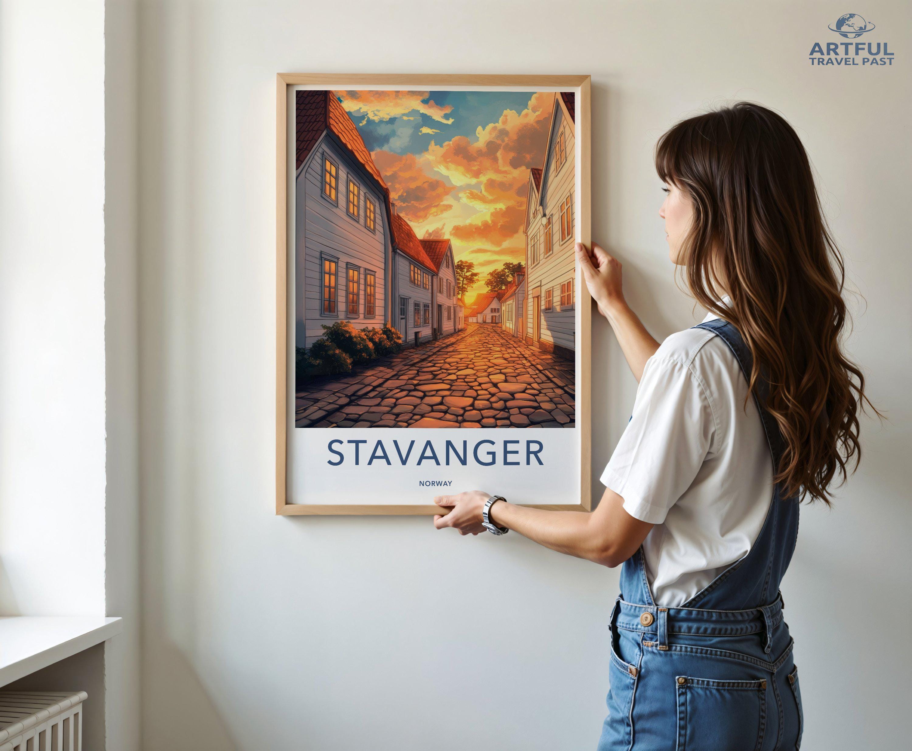Stavanger Poster - Norway Wall Art