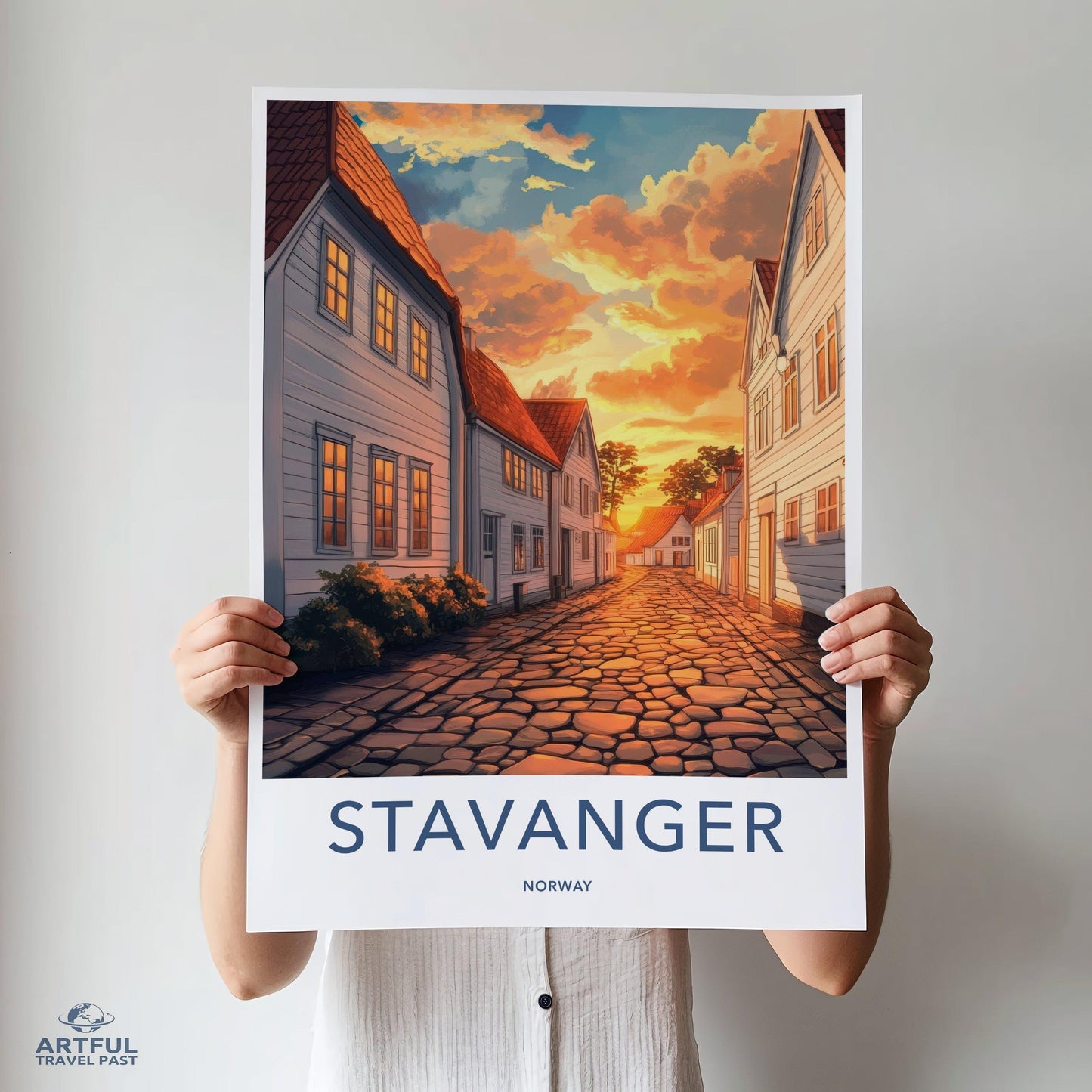 Stavanger Poster - Norway Wall Art