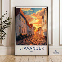 Stavanger Poster - Norway Wall Art