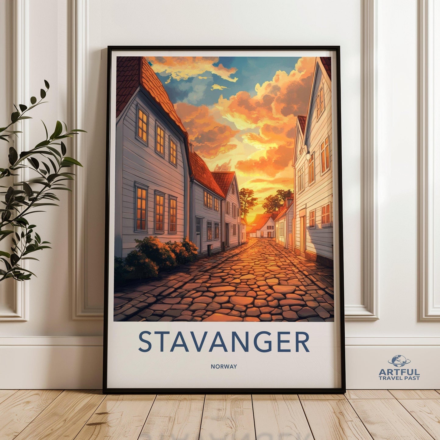 Stavanger Poster - Norway Wall Art
