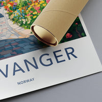Stavanger Poster - Norway Wall Art