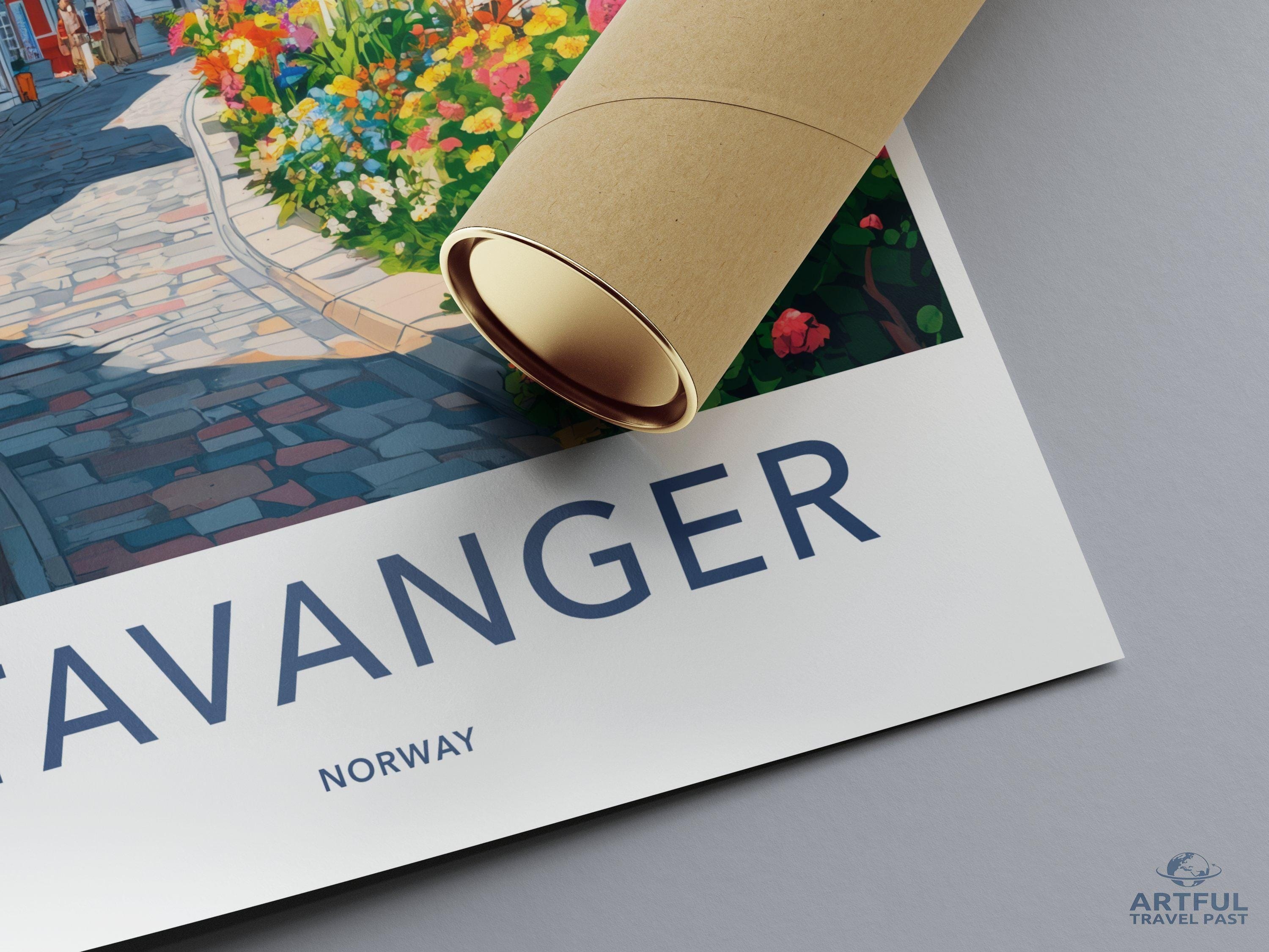 Stavanger Poster - Norway Wall Art