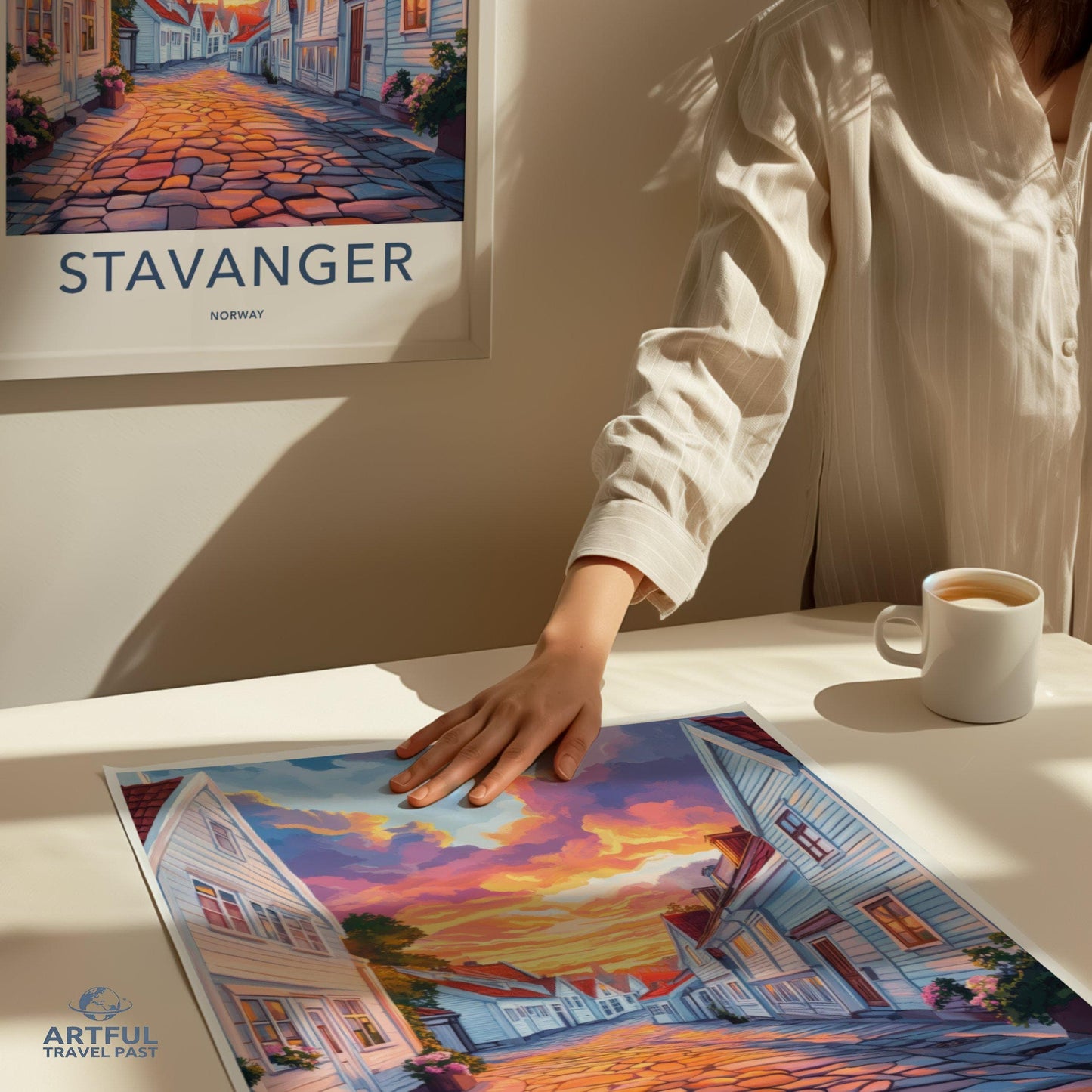 Stavanger Poster | Norway Wall Art | Scandinavia Decor
